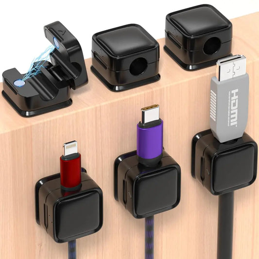 🔥Magnetic Cord Organizer, Easy Secure Adhesive Cable Management Zorenza
