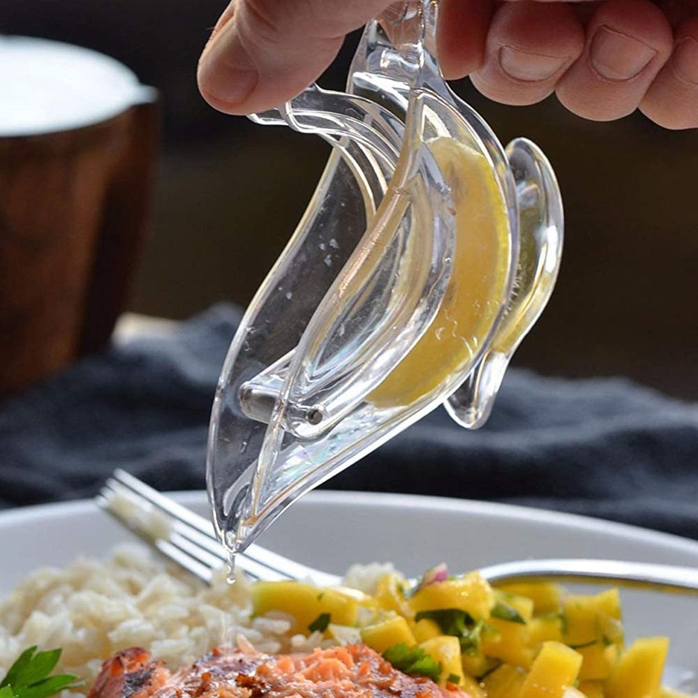 Bird-shaped lemon squeezer – Compact citrus press with easy grip Homezys