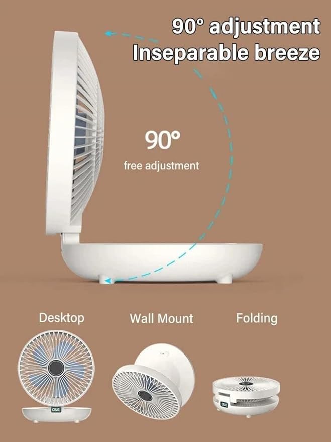 3 Speed Portable Dual-Use Wall Mounted Fan Homezys