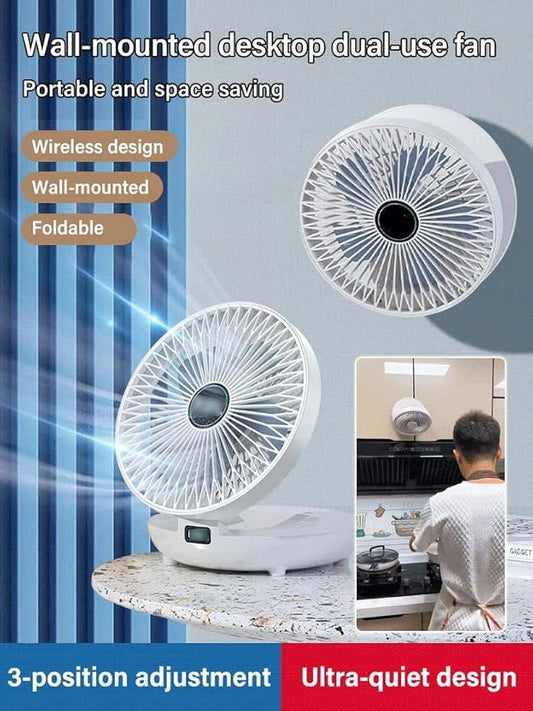 3 Speed Portable Dual-Use Wall Mounted Fan Homezys