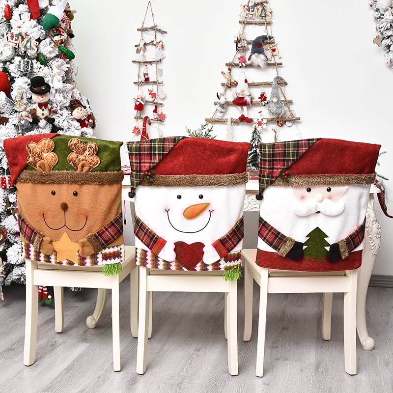 Chair Covers — Cozy Warmth and Festive Atmosphere (4 Pieces) Homezys