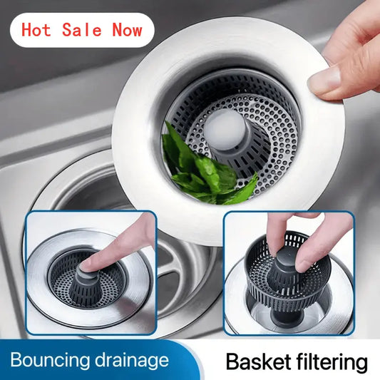 New Upgraded Sink Bounce Core Drain Strainer Zorenza
