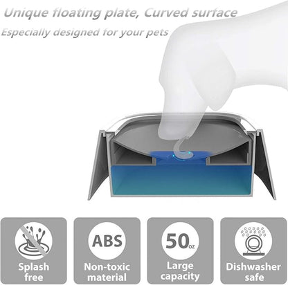 2 Liter Splash-Free Water Dispenser for Pets – Cleaner Floors, Healthier Pets Homezys