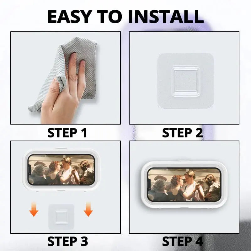 Shower Phone Holder — Enjoy Your Phone Safely and Dry Homezys