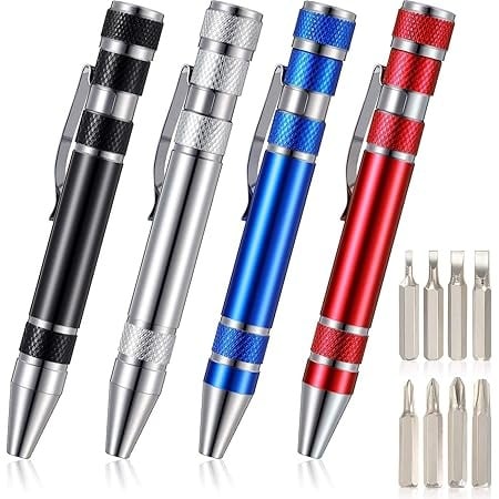 Multi-Bit Mini Screwdriver – Compact Repair Tool Made of Aluminum Alloy Homezys