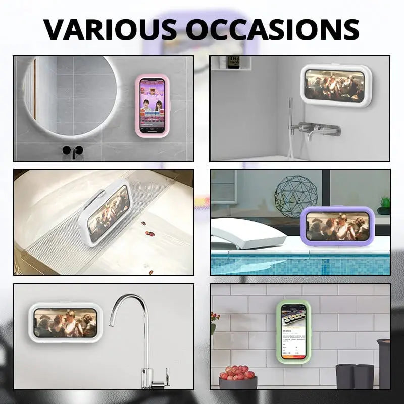 Shower Phone Holder — Enjoy Your Phone Safely and Dry Homezys