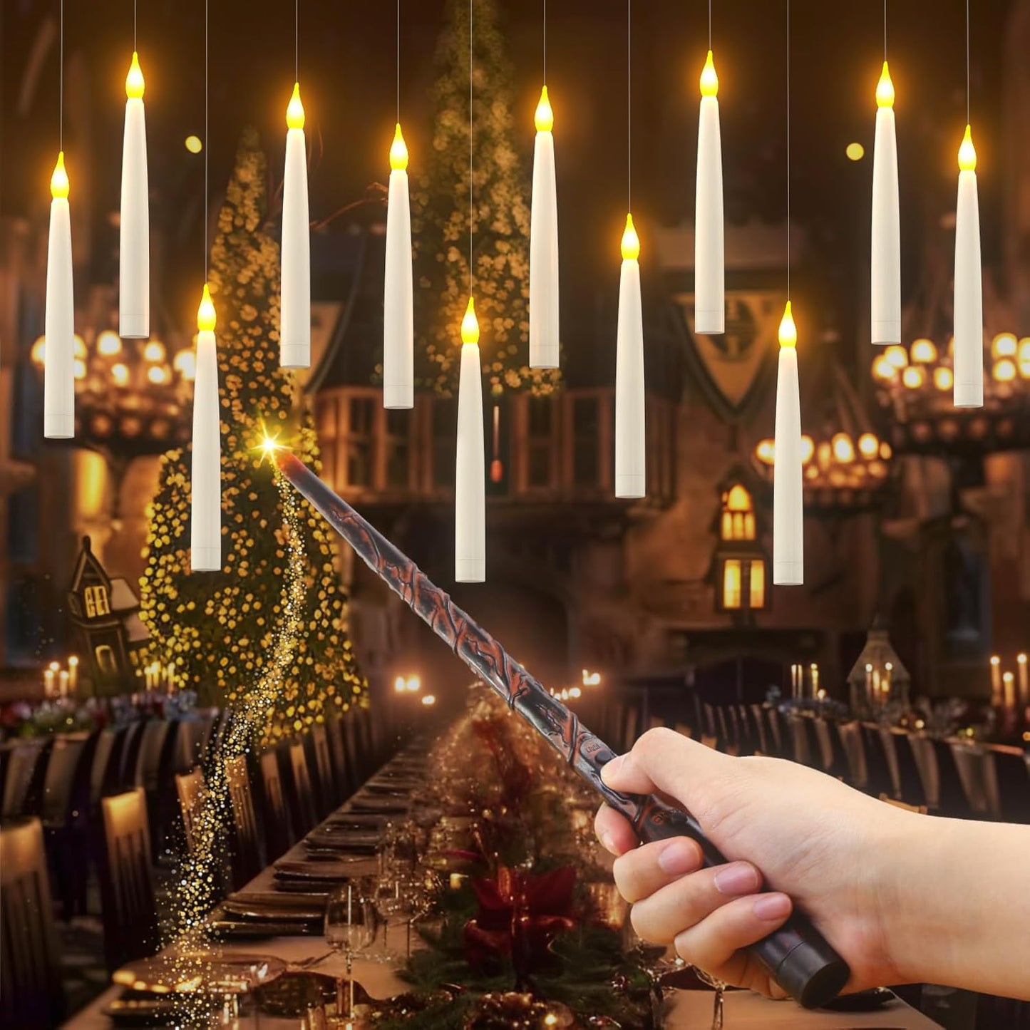 Floating Candles — Magical Atmosphere at the Push of a Button Homezys