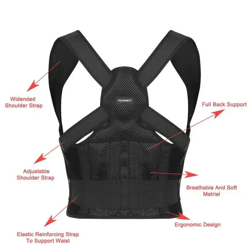 All-Day Posture Support — Adjustable Brace for Back, Shoulder & Neck Relief Mivoza Deutschland