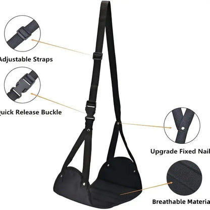 Airplane Foot Hammock (Memory Foam) Zorenza