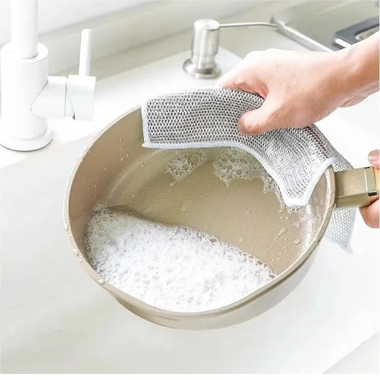 Stainless Steel Scrubber — Effortless Cleanliness Without Scratches Homezys