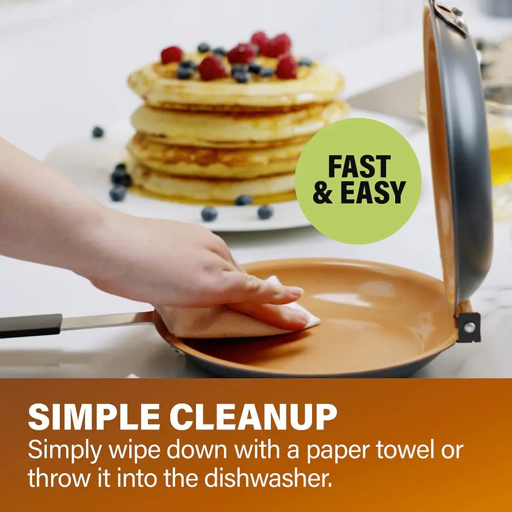 💕 DOUBLE SIDED NON-STICK FRYING PAN Zorenza