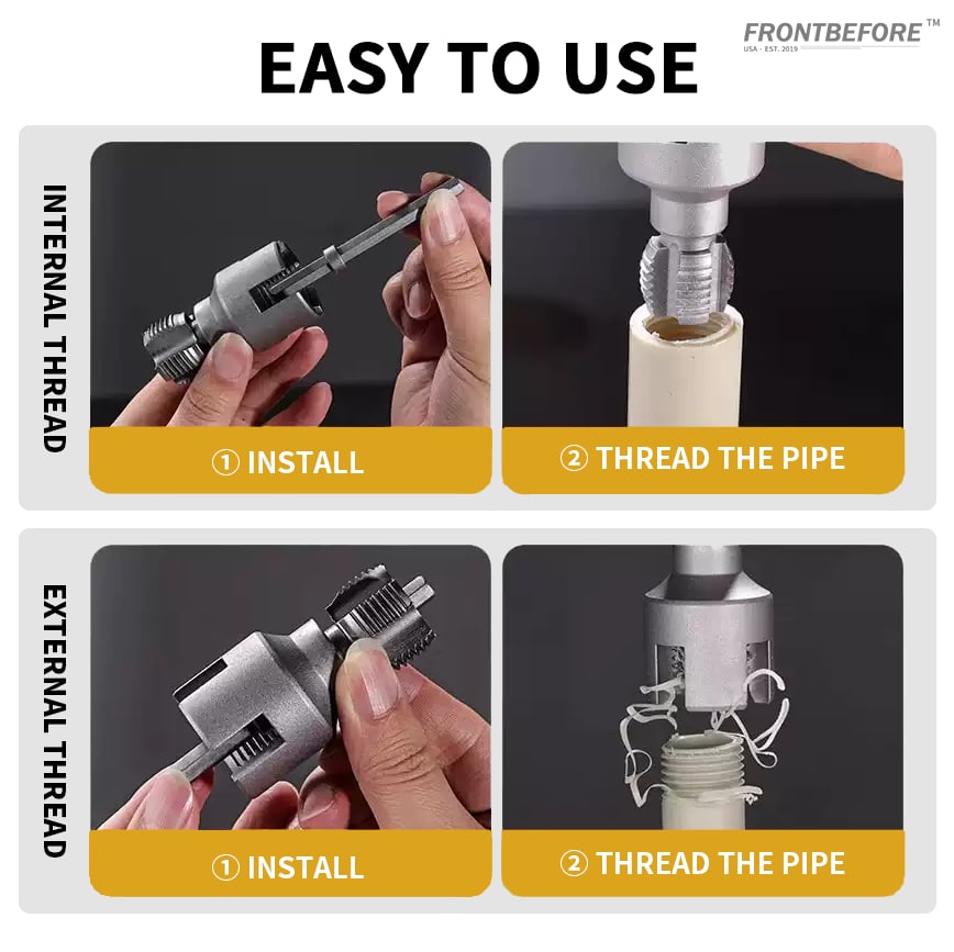 Heavy Duty Thread Cutter  — Versatile Tool for Perfect Pipe Fittings Mivoza Deutschland