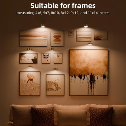 Buy 1  Get 1 FREE | Magnetic LED Wall Light – Wireless, Elegant Lighting for Art Displays Homezys