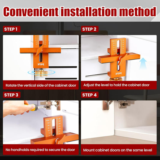 FixAlign™ 2-in-1 Pro Cabinet Door Tool – Effortless align Cabinet Doors Homezys
