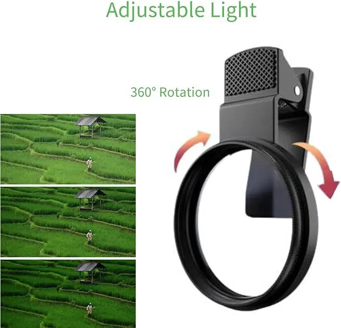 52 mm CPL Smartphone Filter for Reduced Glare & Enhanced Colour Homezys