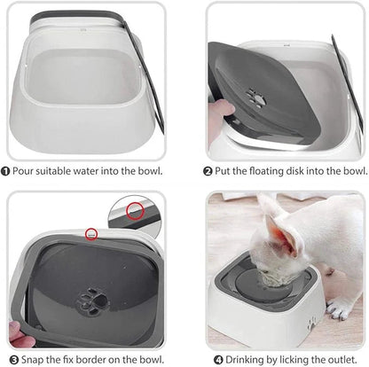 2 Liter Splash-Free Water Dispenser for Pets – Cleaner Floors, Healthier Pets Homezys