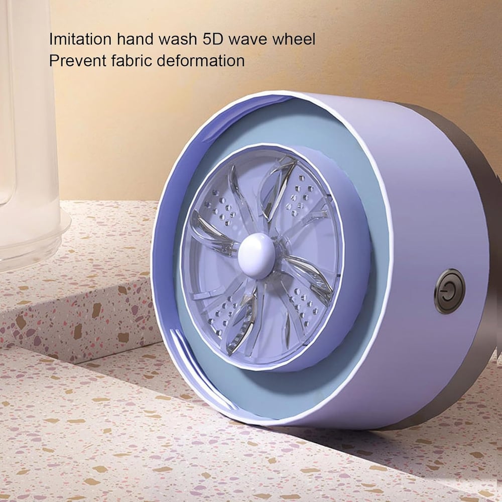 Compact Portable Washing Machine — Gentle Care for Delicate Fabrics Homezys