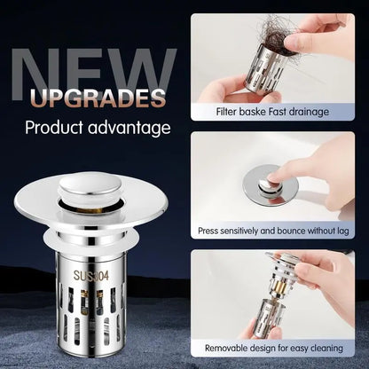 🔥Universal Stainless Steel Drain Strainer Zorenza