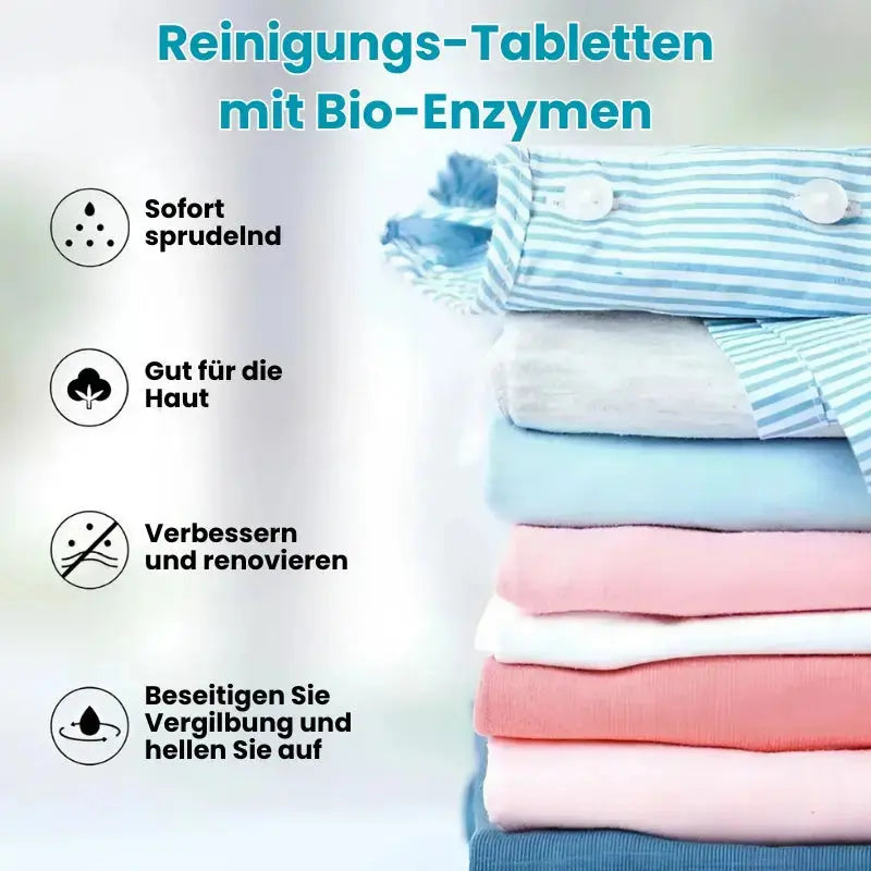 Deep-clean organic enzyme detergent tablets – Powerful stain removal Mivoza Deutschland