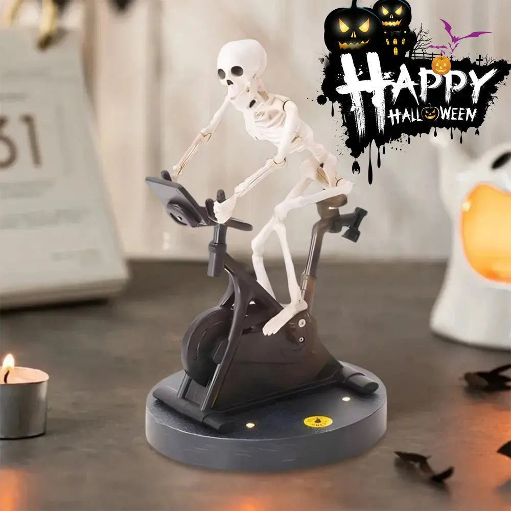 Decorative Figurine Skeleton Rider — Create a Spookily Charming Atmosphere Homezys