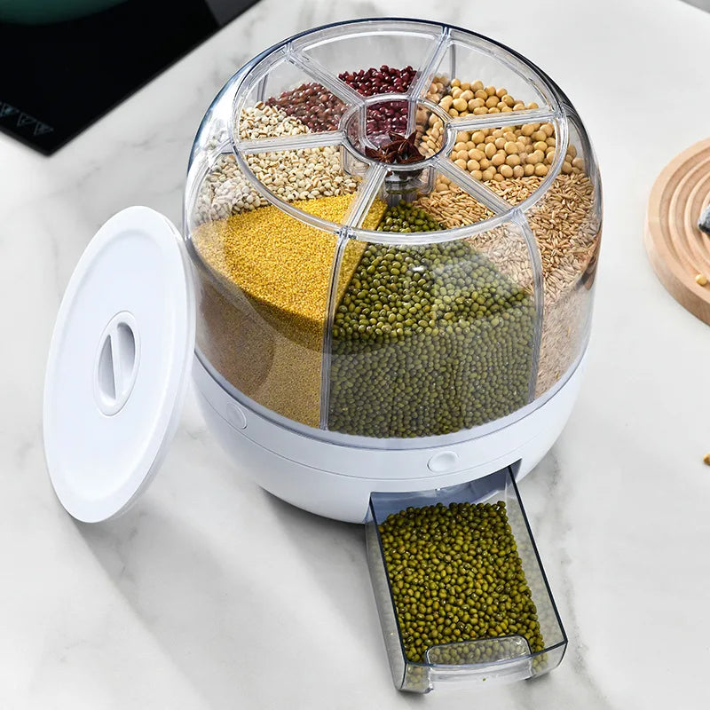 Rotatable Storage Tower — Freshness and Order Under Control Homezys