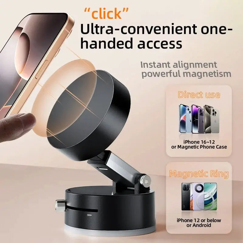 🎁 Vacuum Suction Magnetic Phone Stand Zorenza