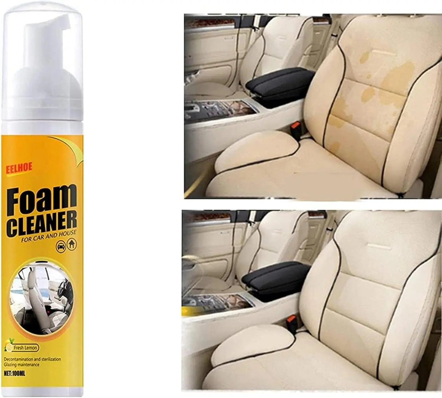 Buy 1 Get 1 Free | FoamGuard™ — Deep-Cleaning Foam for Cars & Upholstery Homezys