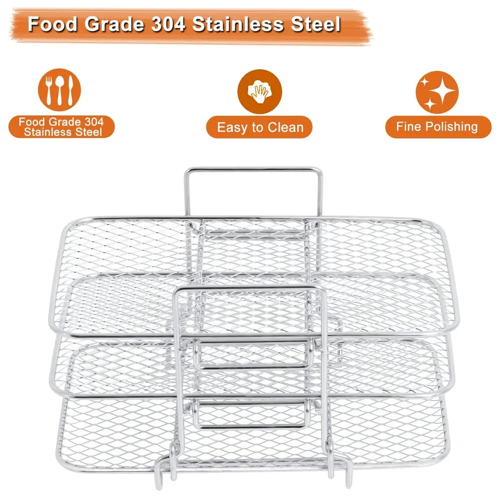 3-tier air fryer insert for even cooking Homezys