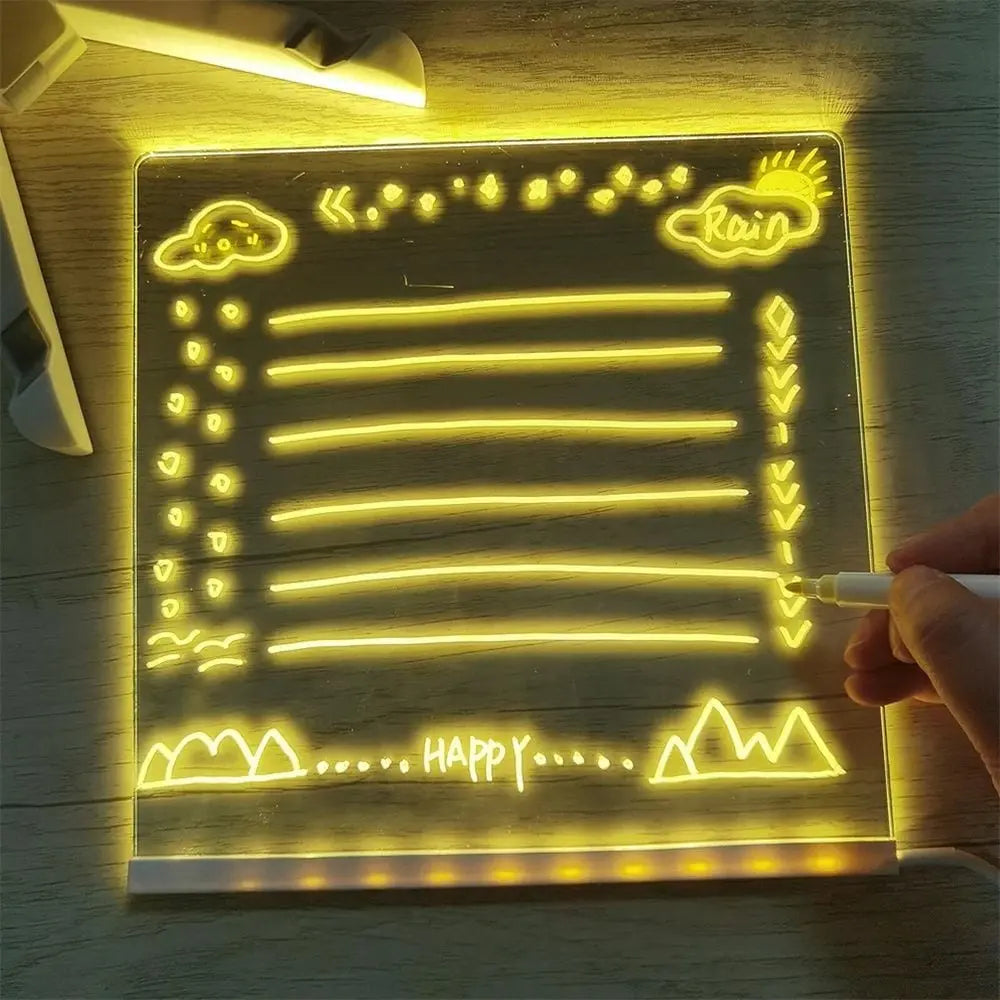 ✨LED Note Board with Colors🎨 Zorenza
