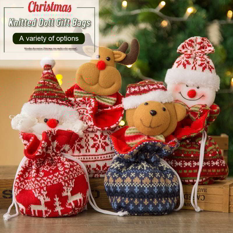 Strickpuppen Weihnachtsbeutel — Süße & besondere Geschenkidee Mivoza Deutschland