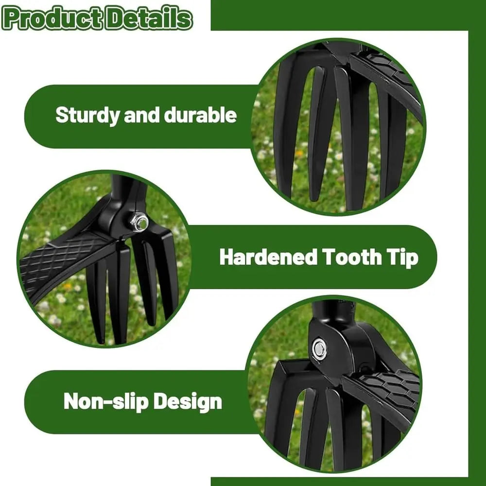 Ergonomic Stand-Up Weed Puller – With Clever pedal mechanism for effortless weeding Homezys
