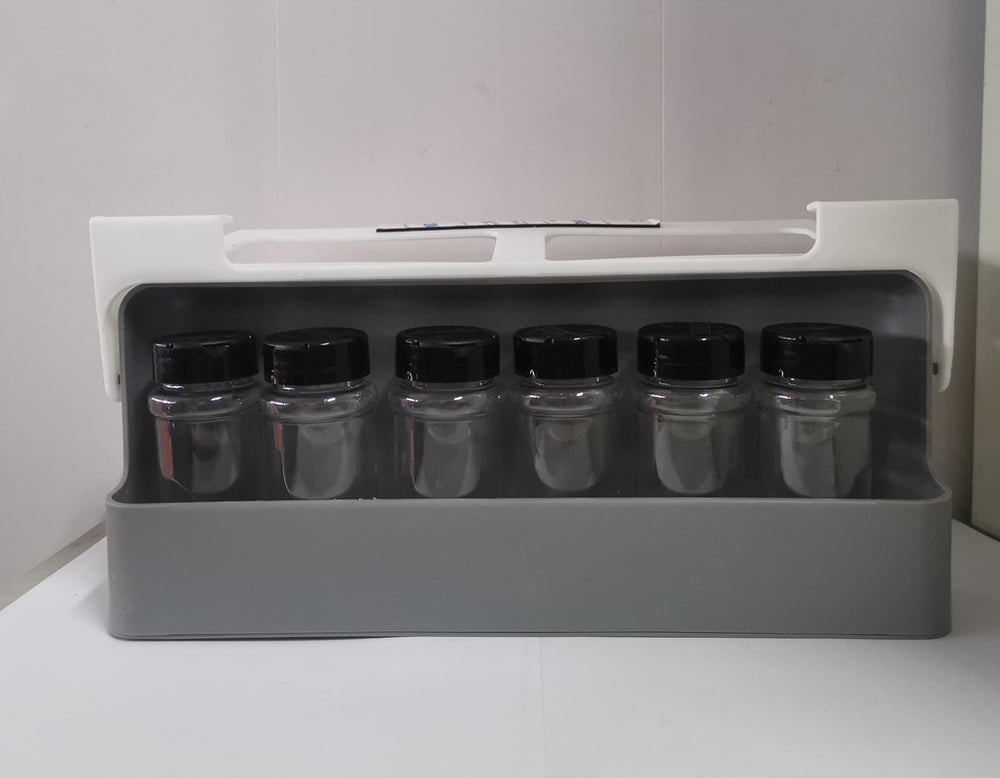 Kitchen Container Organizer – Hanging Spice Rack with Easy Installation Homezys