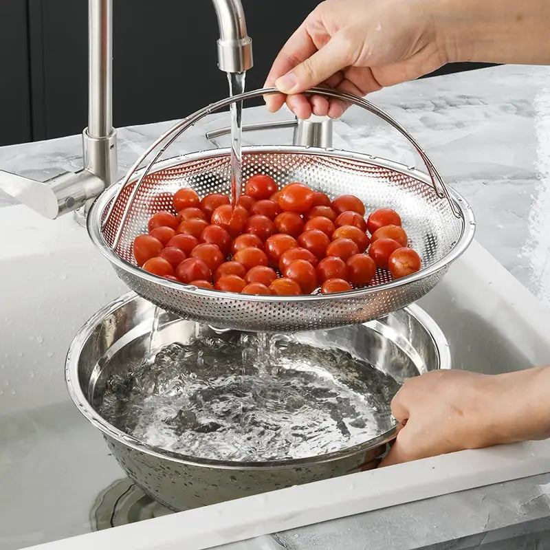 All-In-One Stainless Steel Steamer With Handle Zorenza