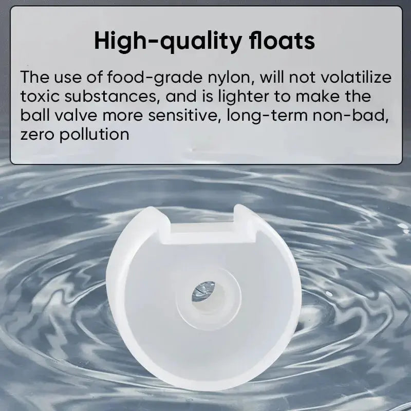 Stainless steel mini float valve - Automatic water level control Mivoza Germany