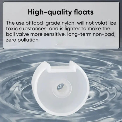 Stainless steel mini float valve - Automatic water level control Mivoza Germany