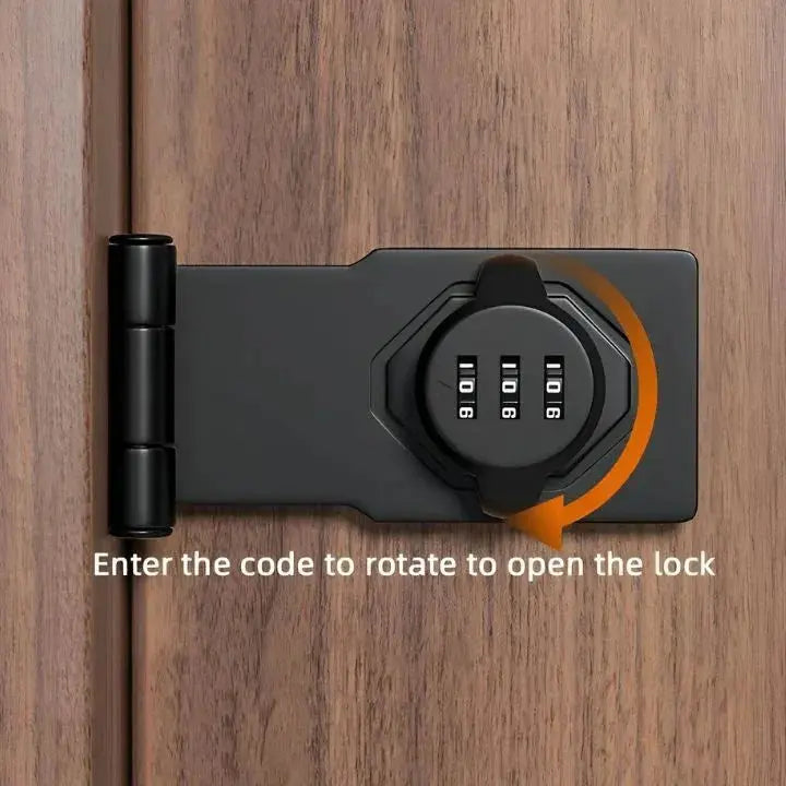 Keyless Secure Lock — Stainless Zinc Alloy with 1000 Codes Homezys