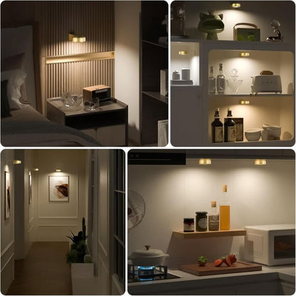 Buy 1  Get 1 FREE | Magnetic LED Wall Light – Wireless, Elegant Lighting for Art Displays Homezys