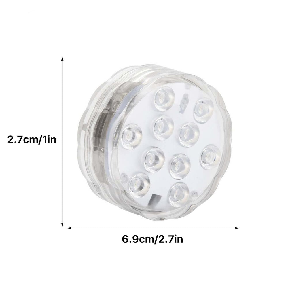 Buy 2 Get 2 FREE | Remote-Controlled Waterproof LED Pool Lights  – for Epic Pool Parties Homezys