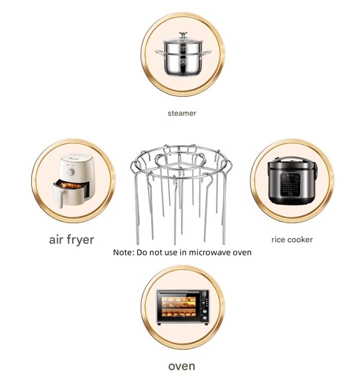 Grill Set for Air Fryers — Enjoy Crispy Without Smoke Homezys