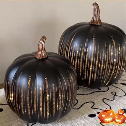 Glowing Pumpkins with Starlight – Decorative Autumn Accent with Timer Homezys