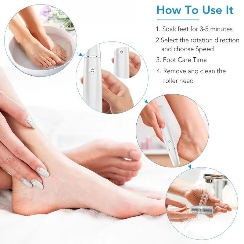 Electric Foot Smoother — Silky Smooth Skin Every Day Homezys