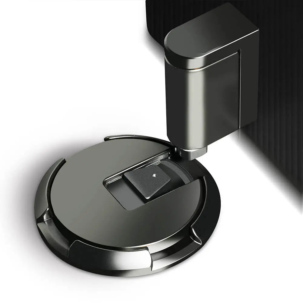 Mechanical floor doorstop - Push system for secure door stop Mivoza Germany