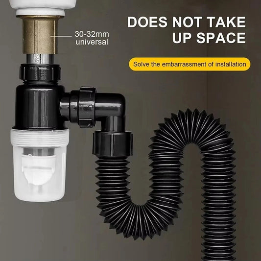 Stainless Steel Drain Pipe – Clog-Free & Odorless Homezys