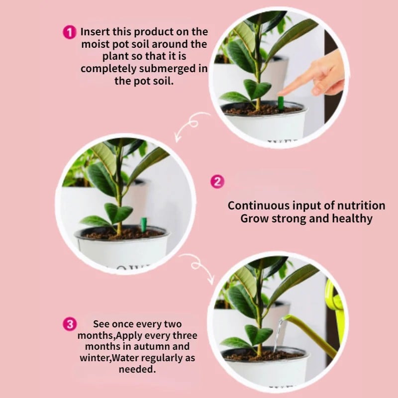 Plant Fertilizer Sticks – Long-Lasting Fertilizer for Healthy Growth Homezys
