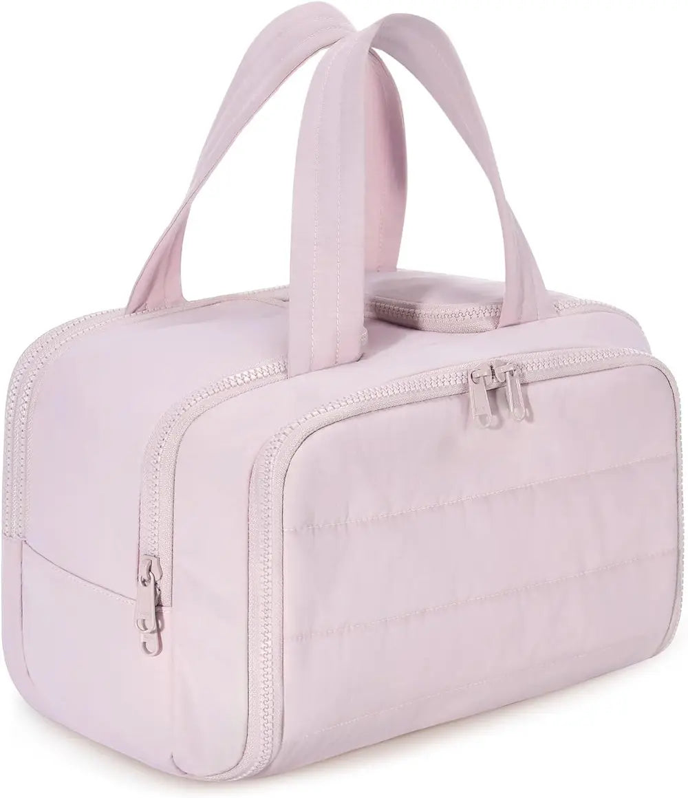 Large Capacity Wide-Open Travel Cosmetic Bag Zorenza