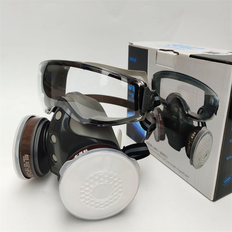 Integrated Respiratory Mask — Dustproof Half Mask with Dual Filtration Homezys