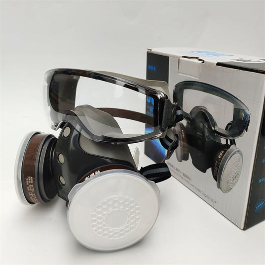 Integrated Respiratory Mask — Dustproof Half Mask with Dual Filtration Homezys