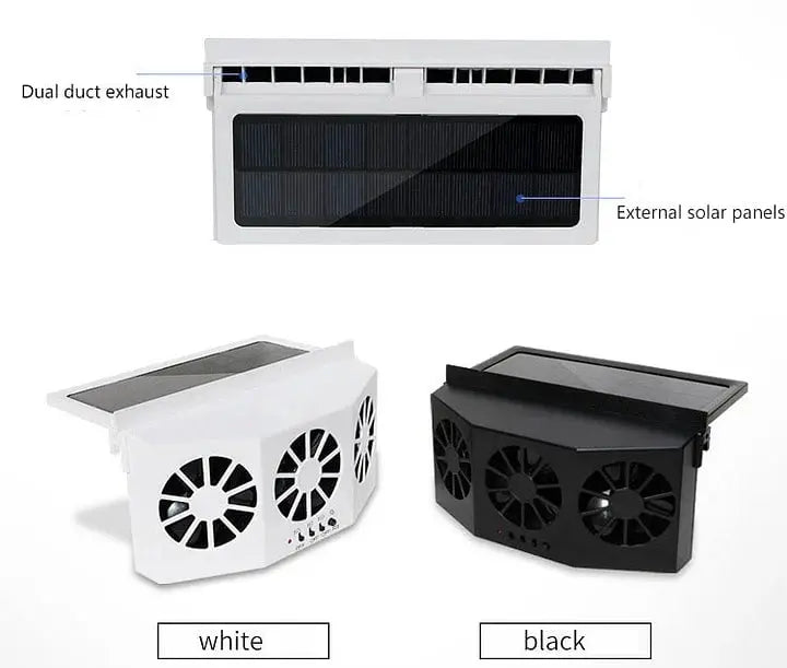 Solar-Powered Car Ventilator – Wireless & Compact Homezys