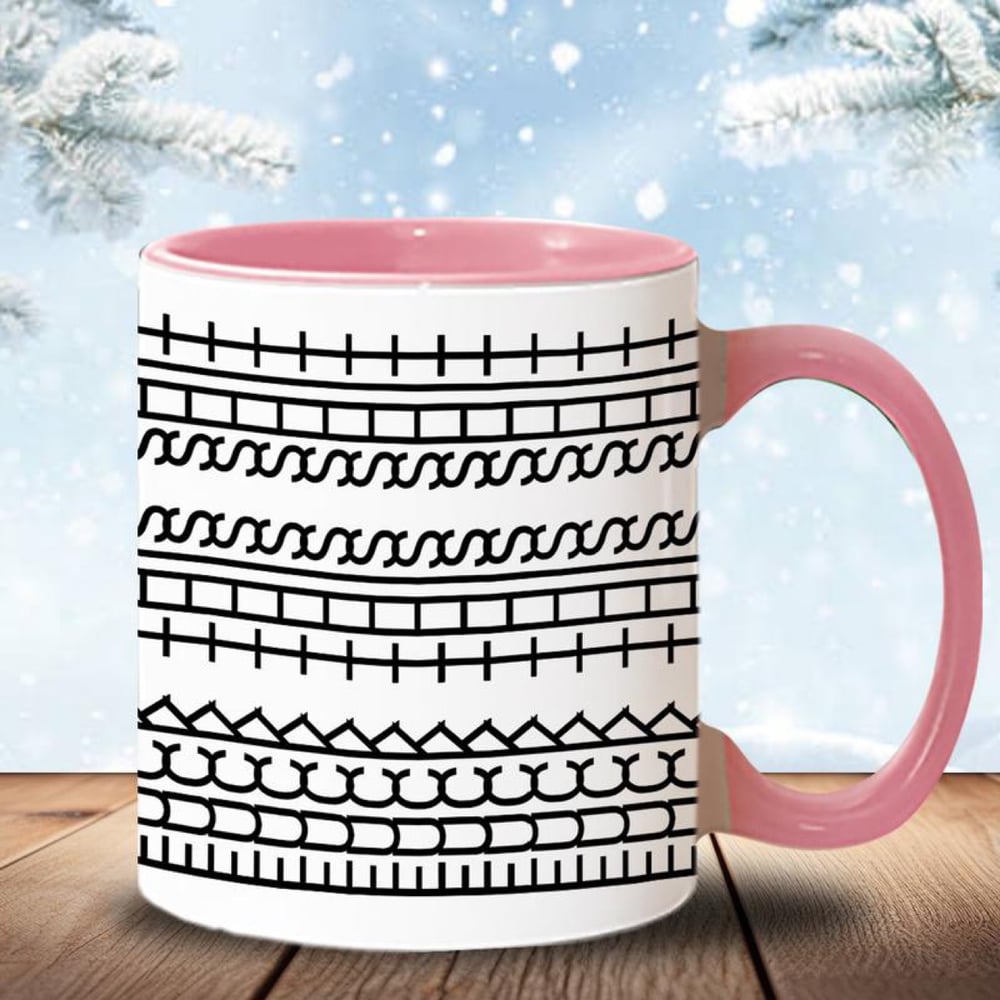 Ceramic Coffee Cup – Hidden Funny Message with Ergonomic Handle Homezys