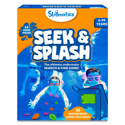 Underwater Pool Treasure Hunt Game with Waterproof Gemstones and Cards Homezys